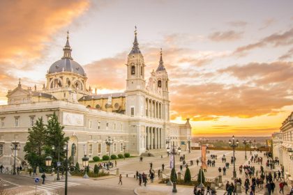 Attractions in Madrid, Spain