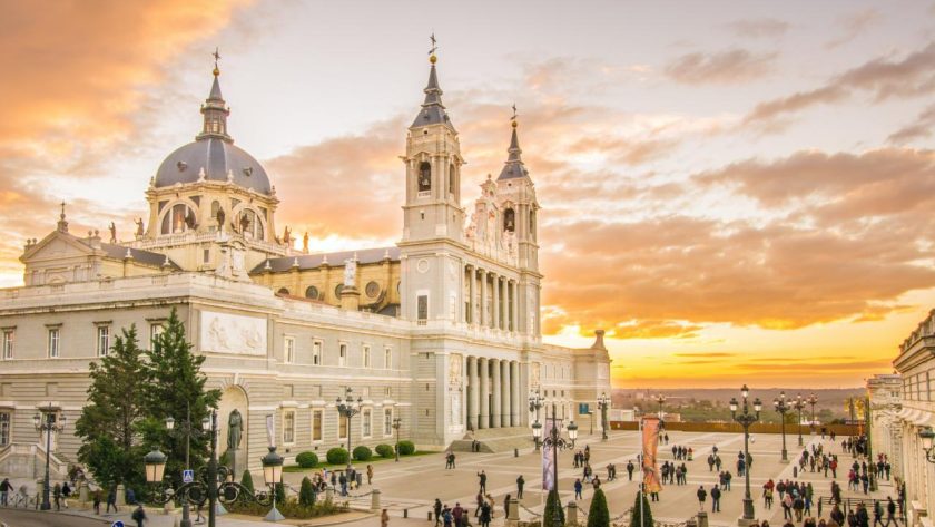 Attractions in Madrid, Spain